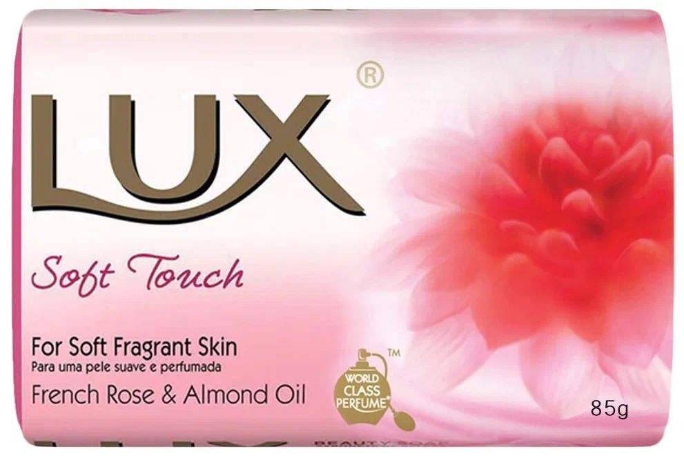 Туалетное мыло Lux парфюмированное Soft touch 85 г dalan парфюмированное мыло для рук и тела botanica аромат пион 600