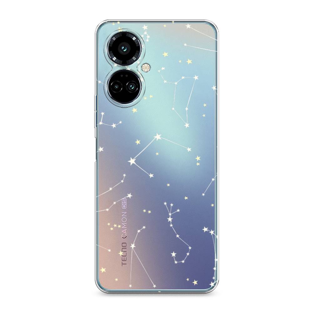 

Силиконовый чехол "Созвездия" на Tecno Camon 19 Pro