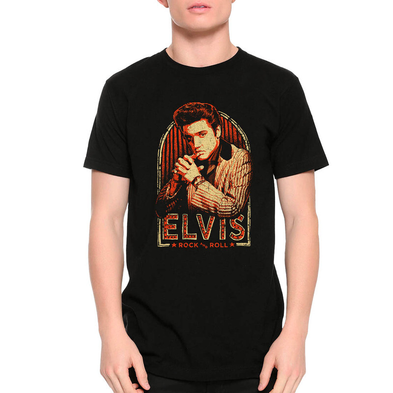 

Футболка мужская Dream Shirts Элвис Пресли 999564222 черная L, Элвис Пресли 999564222