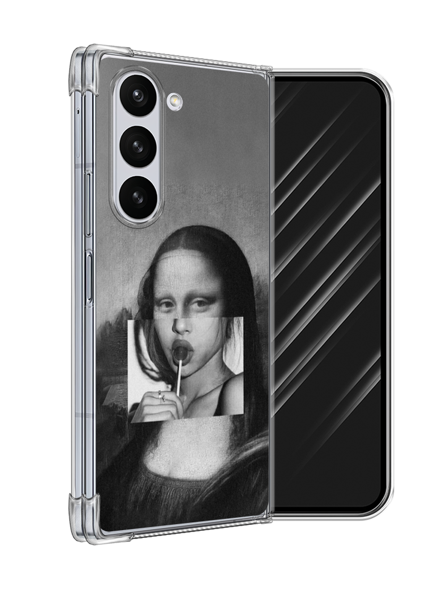 

Чехол Awog на Samsung Galaxy Z Fold 6 "Mona Lisa sucking lollipop", Серый, 2109850-1