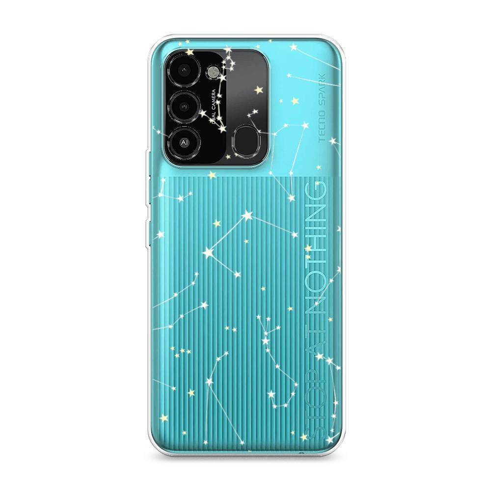 

Силиконовый чехол "Созвездия" на Tecno Spark Go 2022, Разноцветный, 301250-7