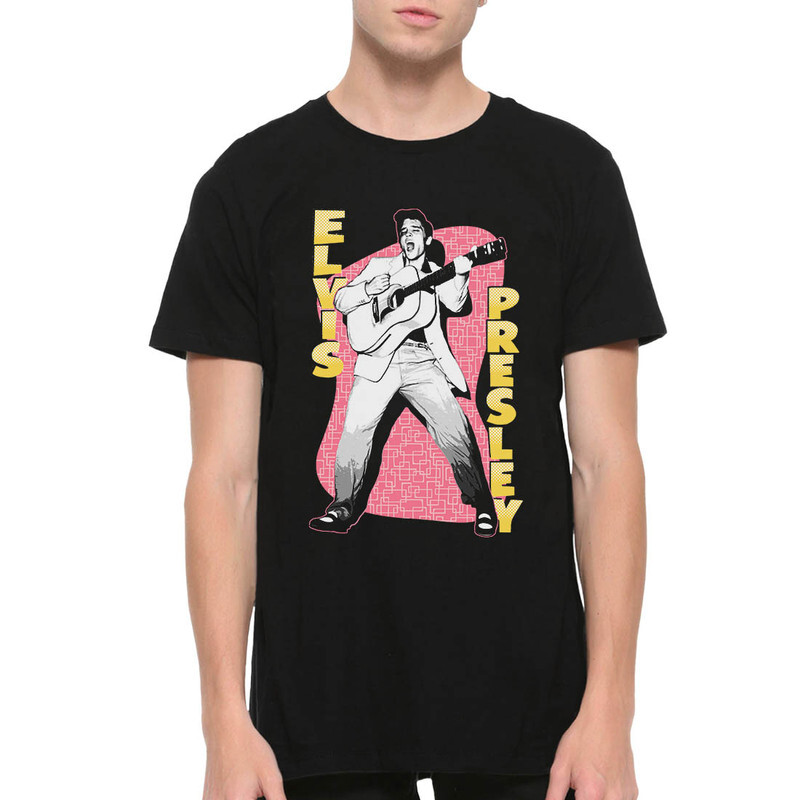 

Футболка мужская Dream Shirts Элвис Пресли 999566222 черная 3XL, Элвис Пресли 999566222