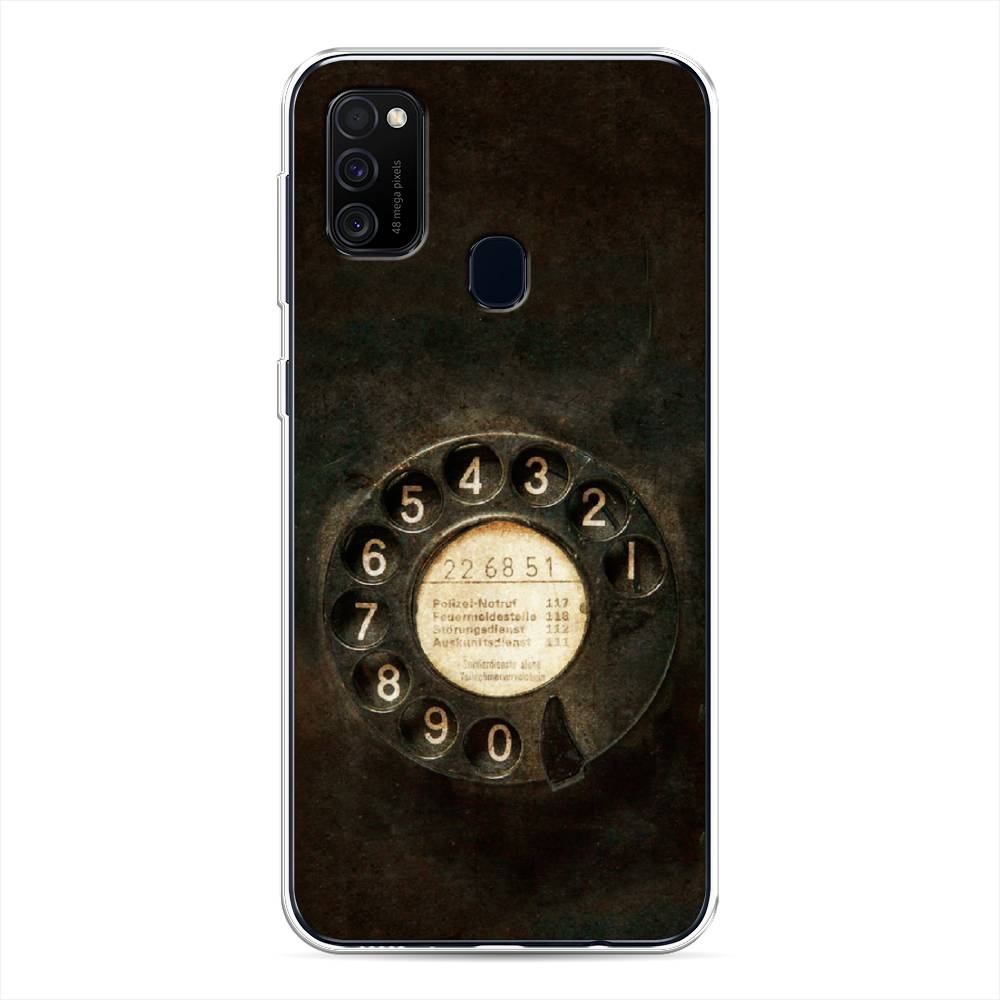 фото Чехол awog "старинный телефон" для samsung galaxy m21