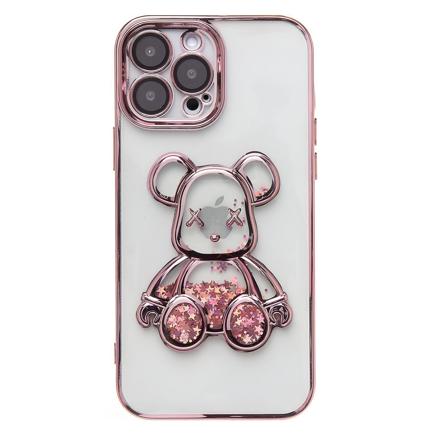 

Чехол для iPhone 13 Pro Max силиконовый Мишка <розовый>