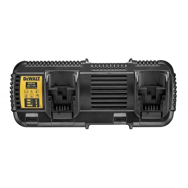 Универсальное зарядное устройство DEWALT DCB132, для 2-х батарей XR, Li-Ion