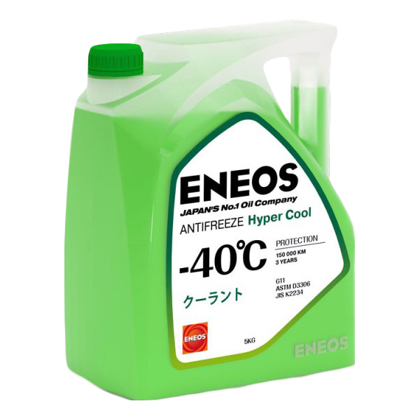 фото Жидкость охлаждающая antifreeze hyper cool -40°c (green) g11 5л eneos z0070