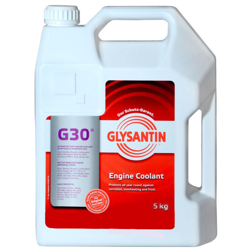 фото Антифриз glysantin g30 [красно-фиолетовый], готовый, 5кг. glysantin 990831