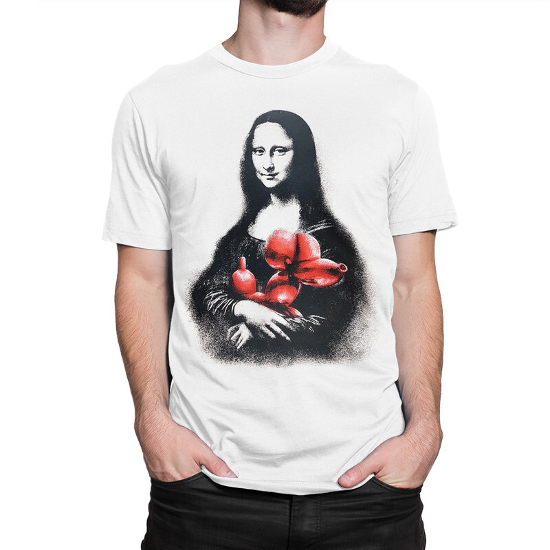 

Футболка мужская Dream Shirts Мона Лиза и пудель 999571222 белая 3XL, Мона Лиза и пудель 999571222