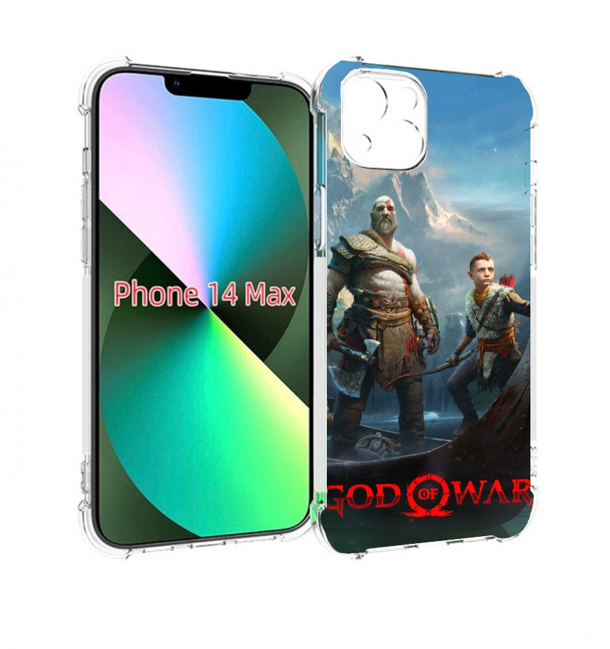 

Чехол MyPads God Of War Кратос Атрей для iPhone 14 Plus (6.7), Прозрачный, Tocco