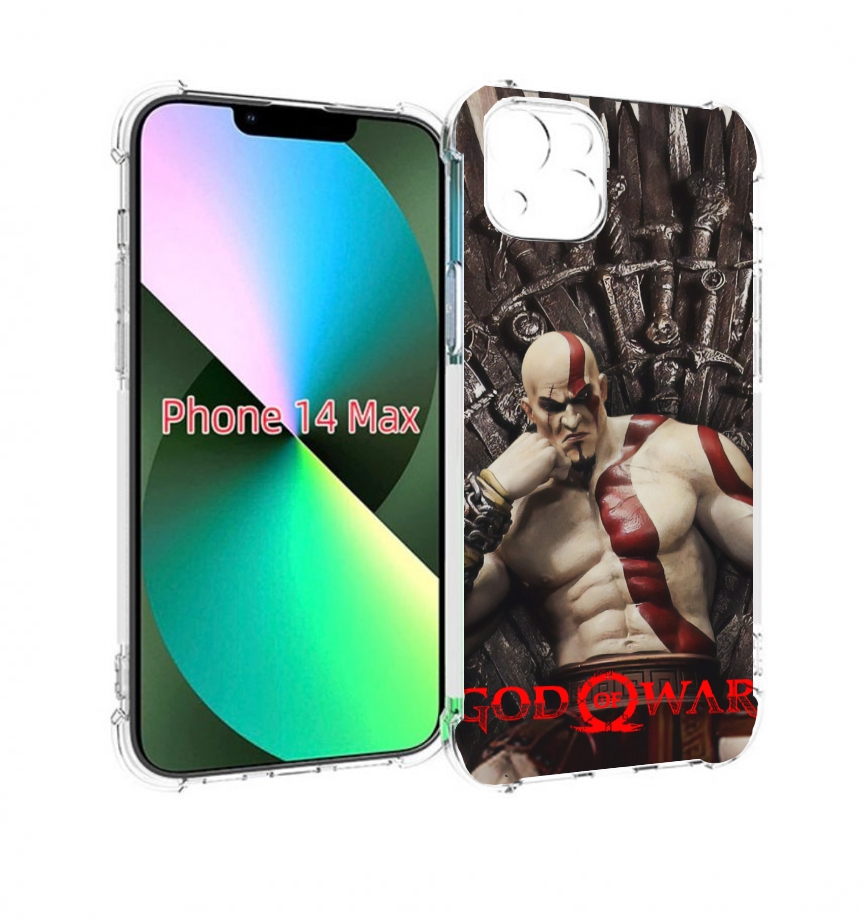 

Чехол MyPads God of War Кратос для iPhone 14 Plus (6.7), Прозрачный, Tocco