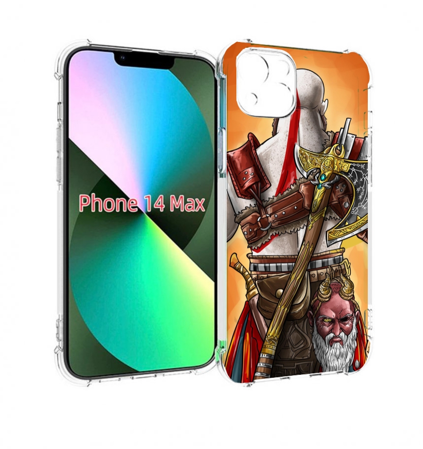 

Чехол MyPads God of War для iPhone 14 Plus (6.7), Прозрачный, Tocco