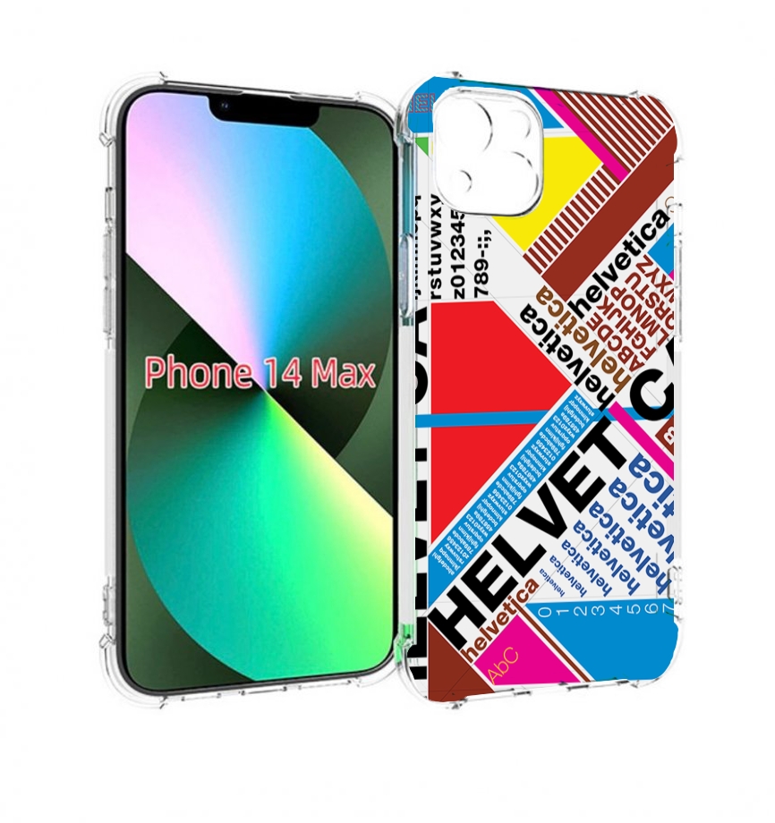 

Чехол MyPads HELVET для iPhone 14 Plus (6.7), Прозрачный, Tocco
