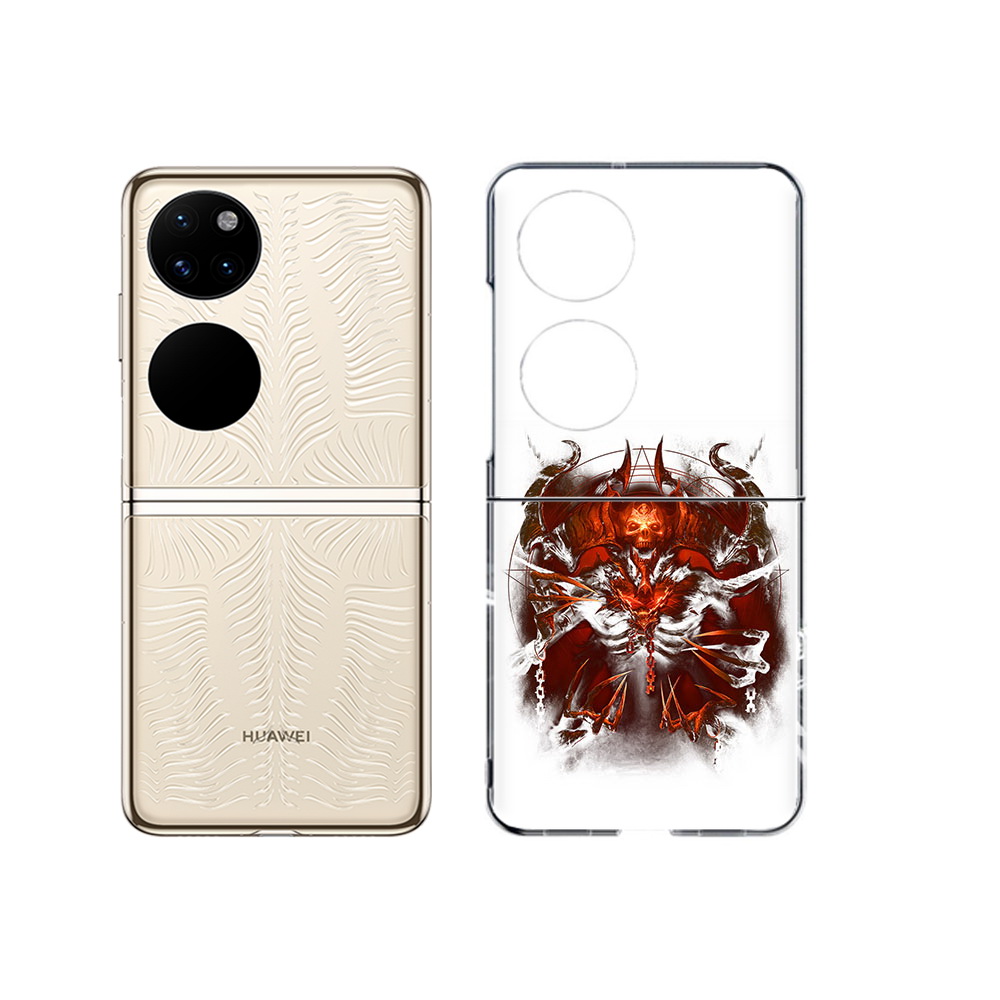 

Чехол MyPads Tocco для Huawei P50 яркий демон (PT225999.71.708), Прозрачный, Tocco