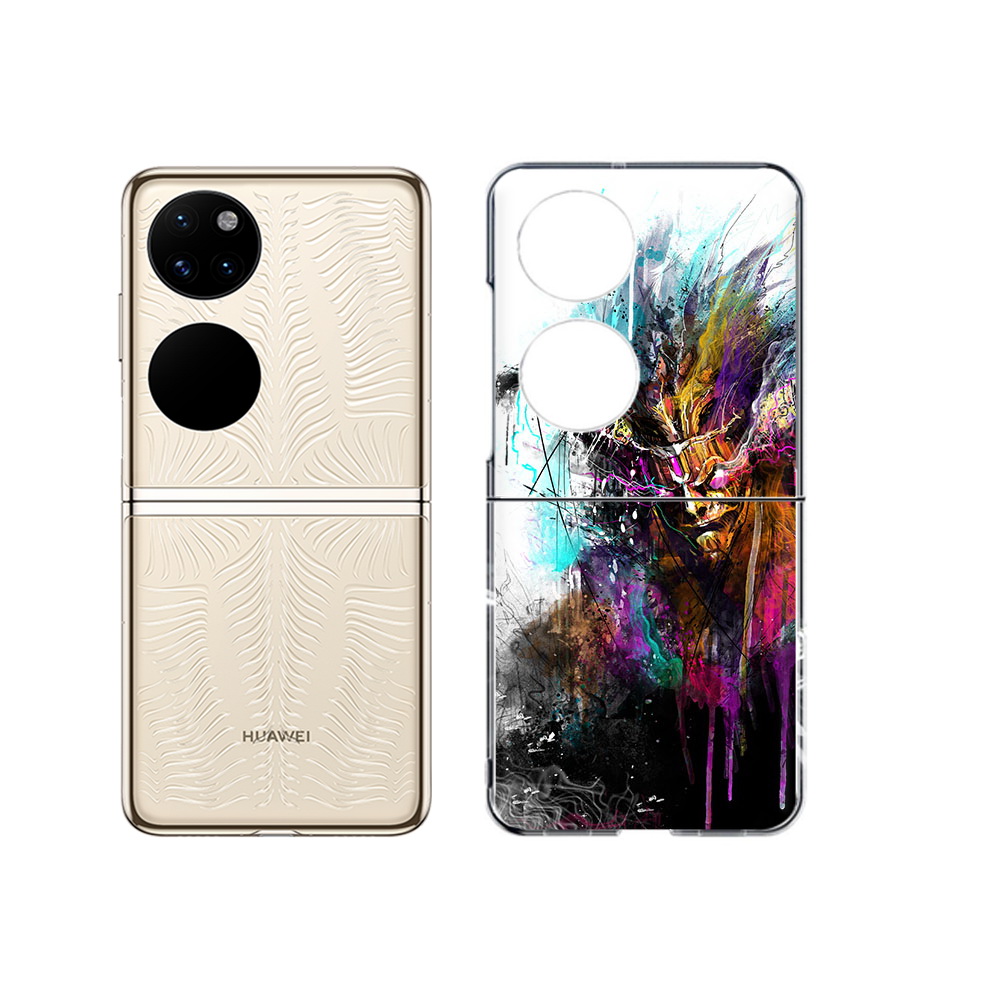 

Чехол MyPads Tocco для Huawei P50 яркий дьявол (PT225999.71.709), Прозрачный, Tocco