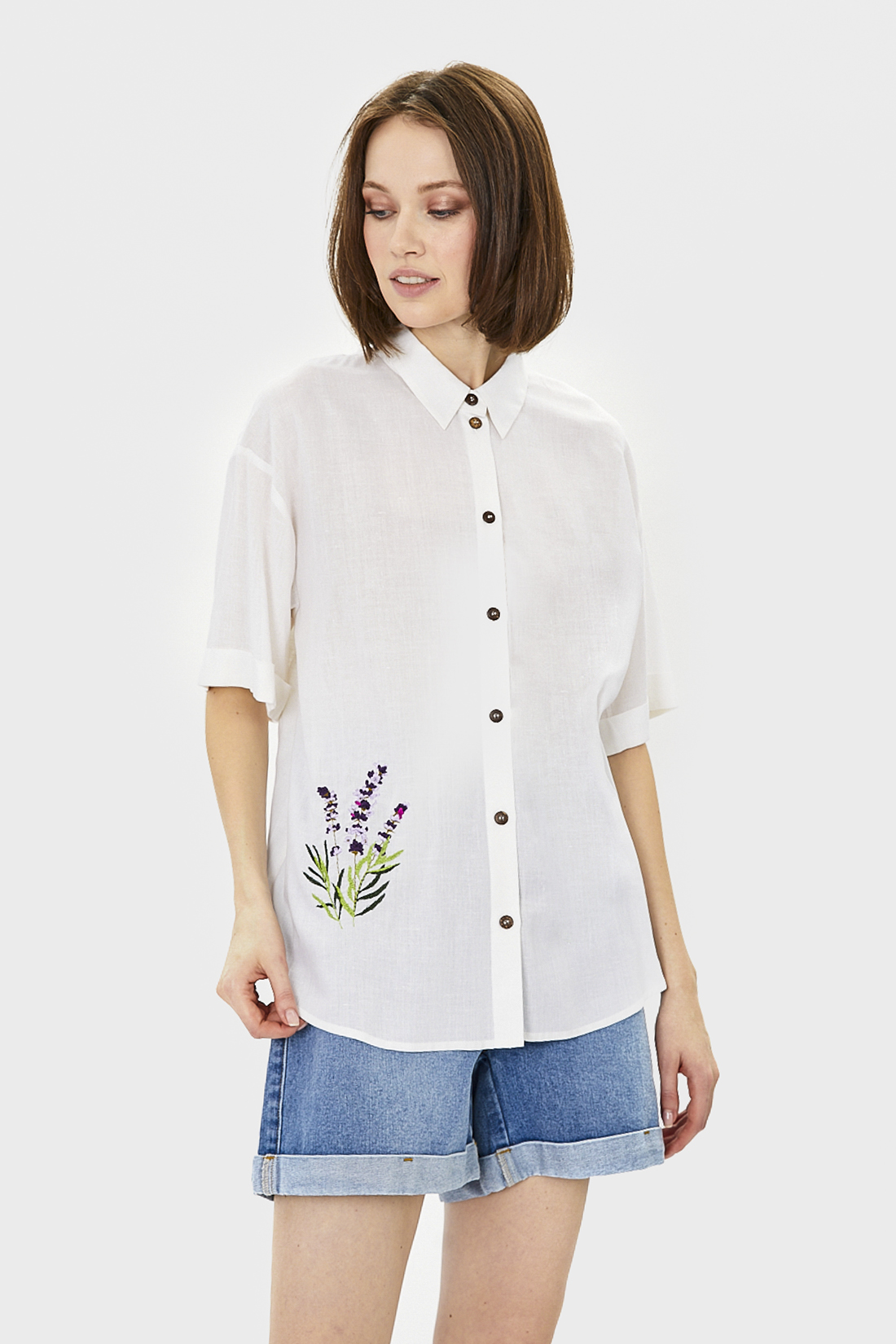 

Блуза женская Baon B191030 белая XXL, B191030