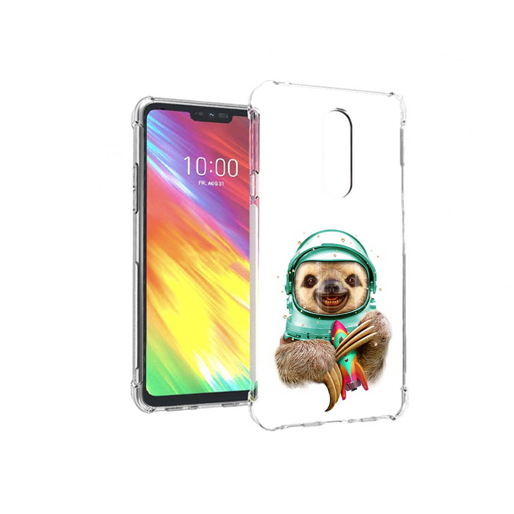 

Чехол MyPads Tocco для LG G7 Ленивец астронавт (PT124618.72.104), Прозрачный, Tocco