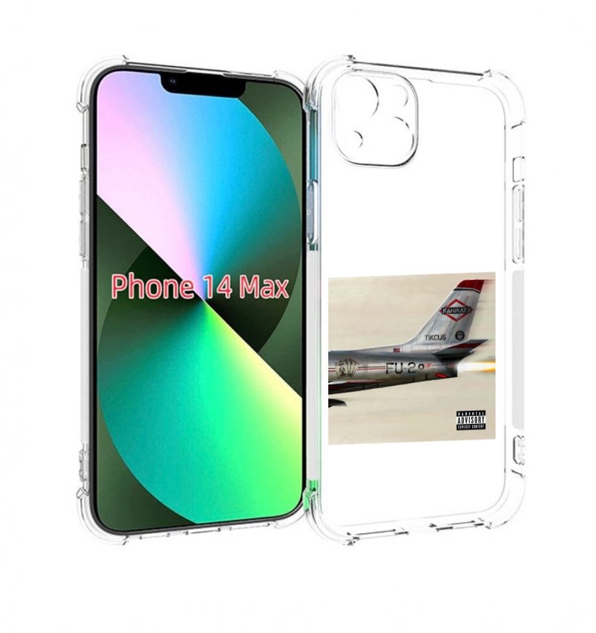 

Чехол MyPads KAMIKAZE Eminem для iPhone 14 Plus (6.7), Прозрачный, Tocco