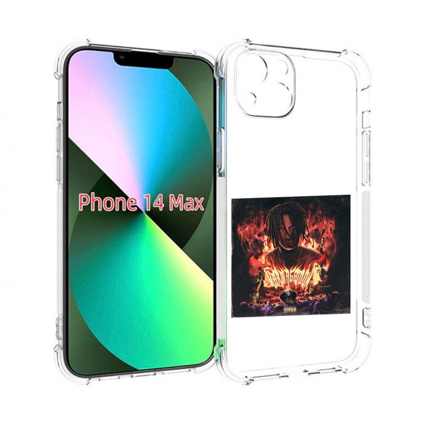 

Чехол MyPads Karmageddon Kizaru для iPhone 14 Plus (6.7), Прозрачный, Tocco