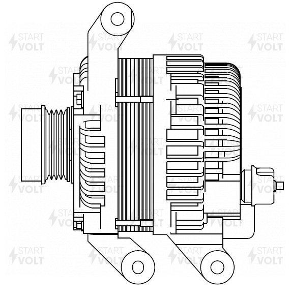 

STARTVOLT LG 1085 Генератор Ford Kuga 13- 2.5i 150A 1шт