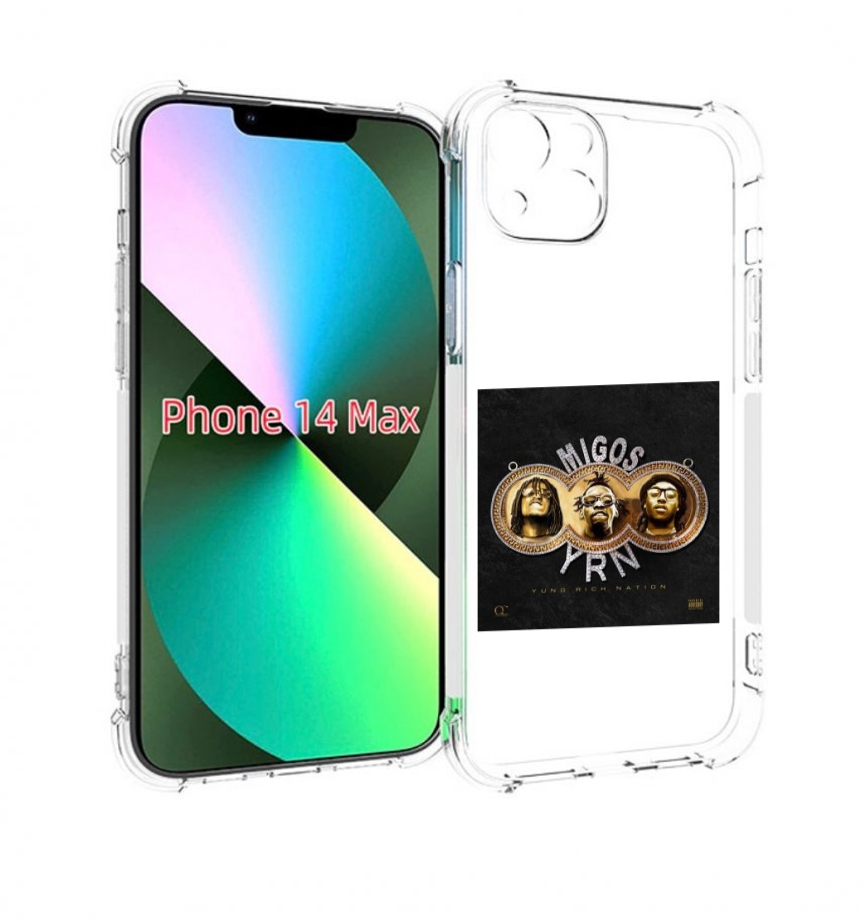 

Чехол MyPads Migos - Yung Rich Nation для iPhone 14 Plus (6.7), Прозрачный, Tocco