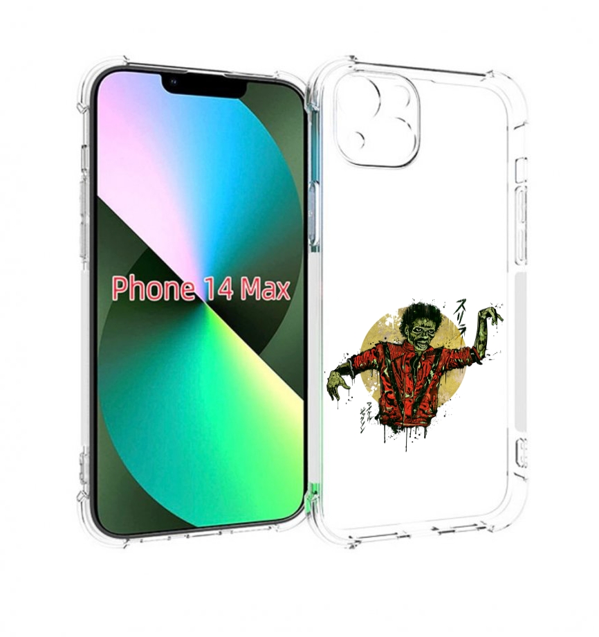 

Чехол MyPads Зомби для iPhone 14 Plus (6.7), Прозрачный, Tocco