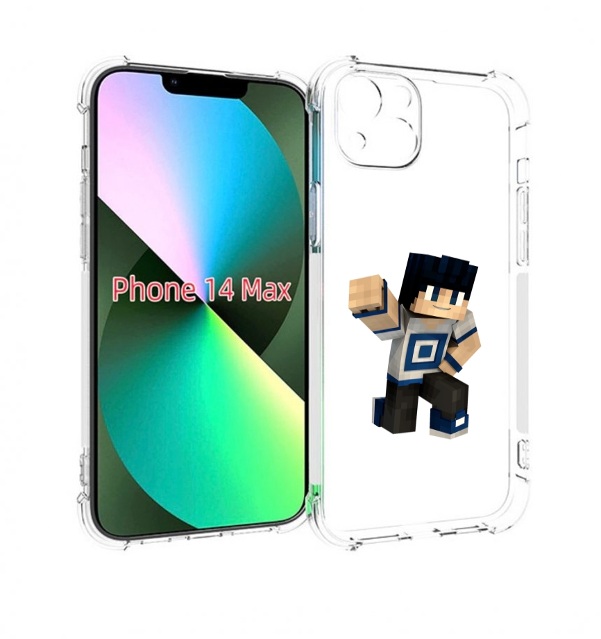 

Чехол MyPads Minecraft-1 для iPhone 14 Plus (6.7), Прозрачный, Tocco