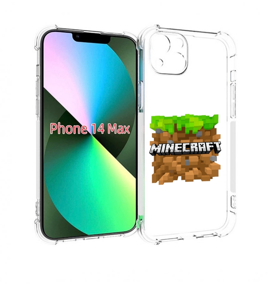 

Чехол MyPads Minecraft-2 для iPhone 14 Plus (6.7), Прозрачный, Tocco