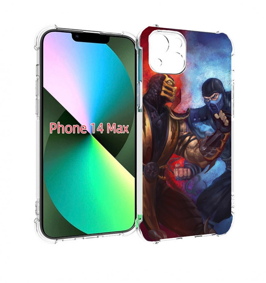 

Чехол MyPads Mortal Kombat art для iPhone 14 Plus (6.7), Прозрачный, Tocco