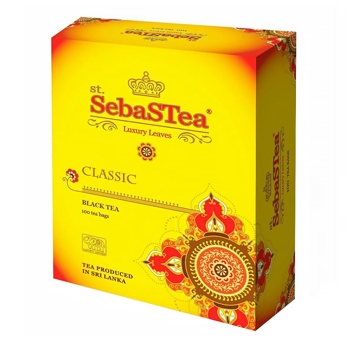 Чай черный SebaSTea Classic в пакетиках 2 г x 100 шт