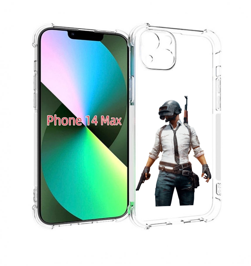 

Чехол MyPads PUBG-2 для iPhone 14 Plus (6.7), Прозрачный, Tocco