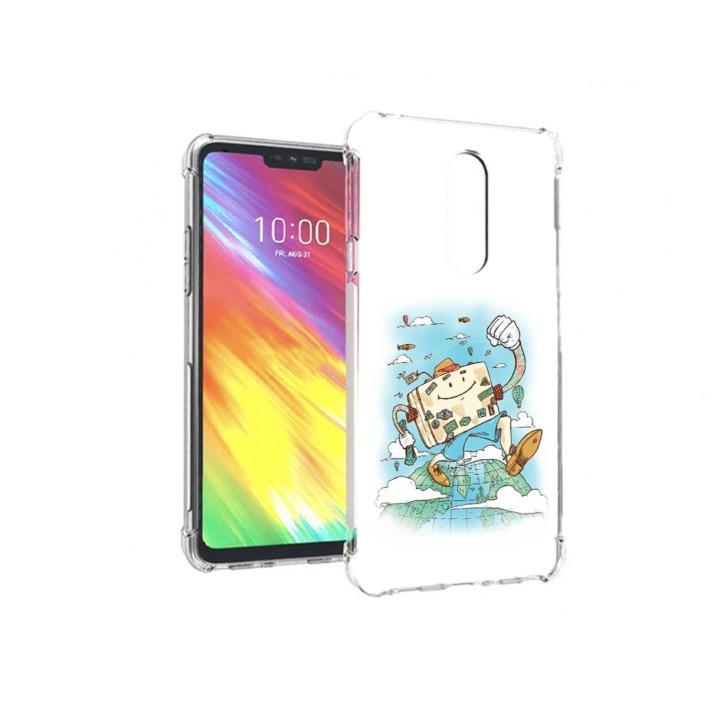 Чехол MyPads Tocco для LG G7 Счастливый чемодан (PT124618.72.166)
