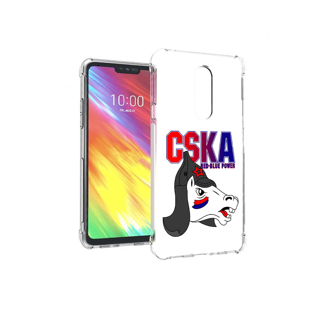 

Чехол MyPads Tocco для LG G7 ФК ЦСК лошадка россия (PT124618.72.179), Прозрачный, Tocco