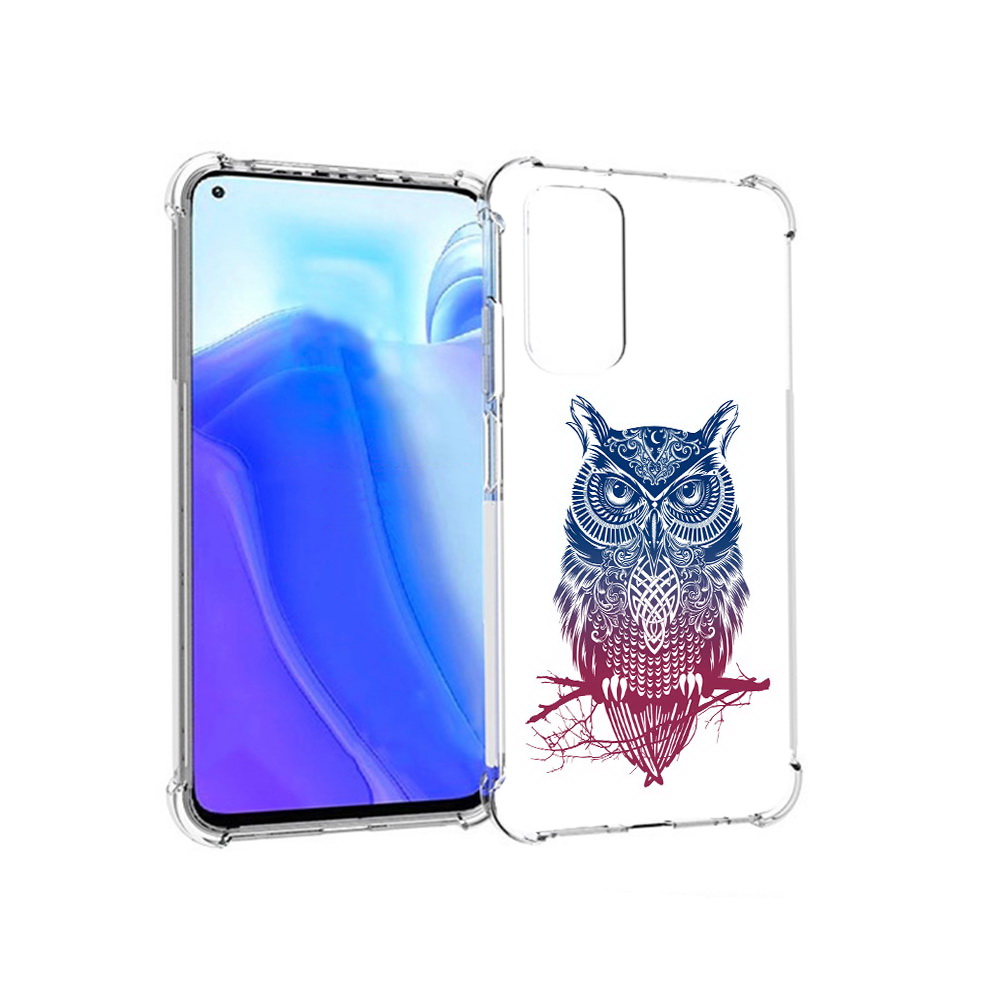 

Чехол MyPads Tocco для Xiaomi Redmi Note 11S хиппи сова (PT162215.279.664), Tocco