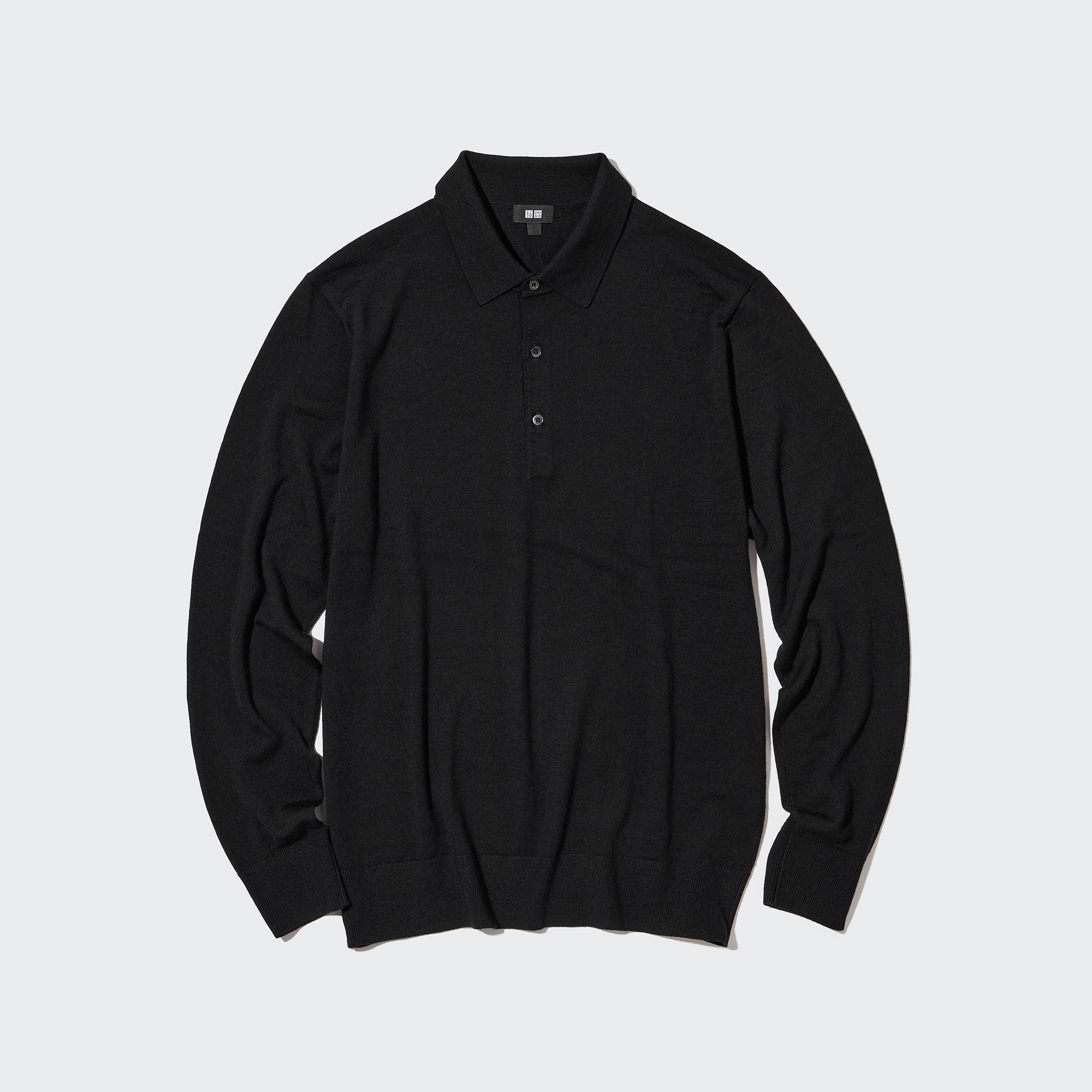 

Лонгслив мужской UNIQLO 450539COL09 черный S (доставка из-за рубежа), 450539COL09