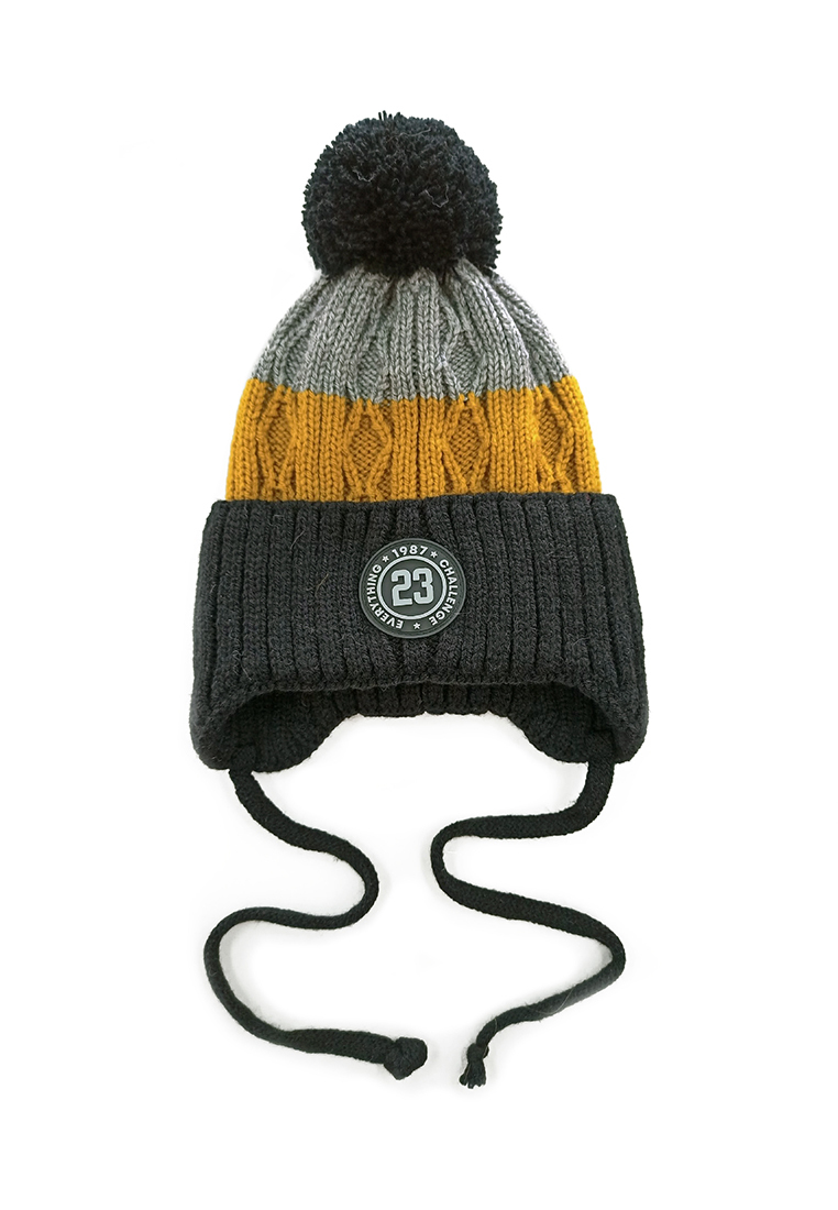 

Шапка детская Marhatter MBU12743/2, черный, желтый, 48-50, MBU12743/2