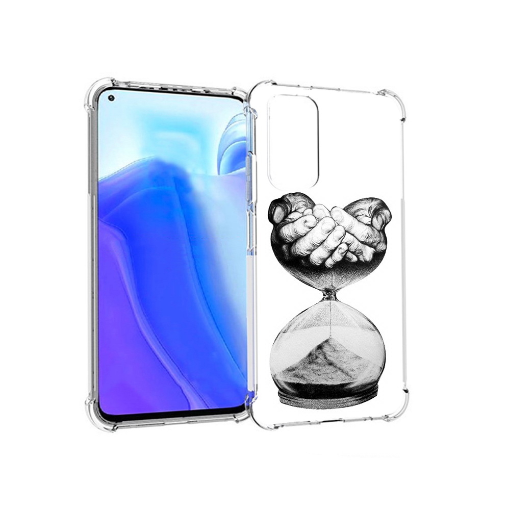 

Чехол MyPads Tocco для Xiaomi Redmi Note 11S часы жизни черно белый (PT162215.279.669), Tocco