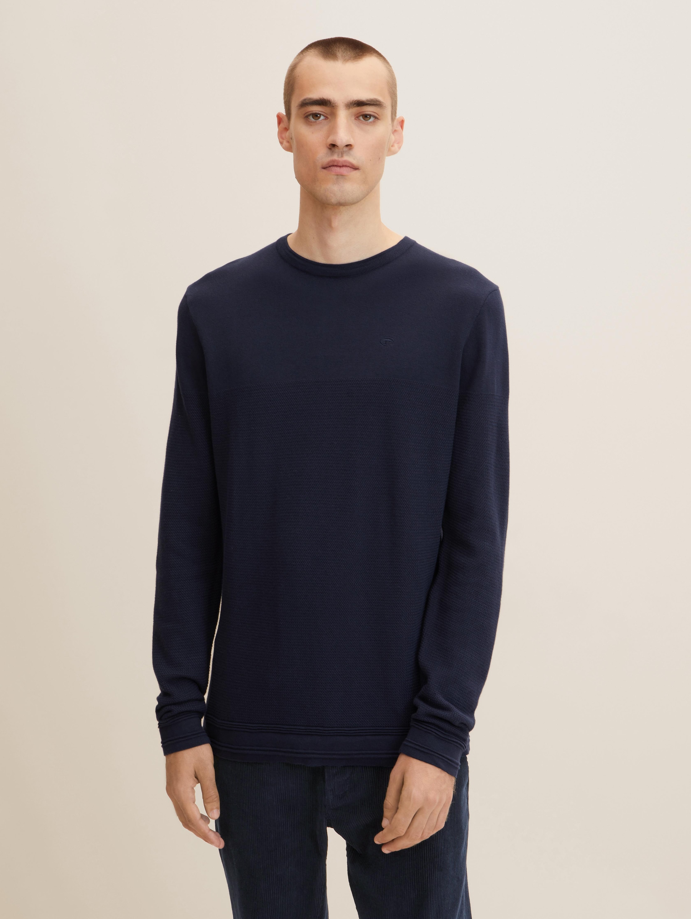 

Джемпер мужской TOM TAILOR 1032284 синий 3XL, 1032284
