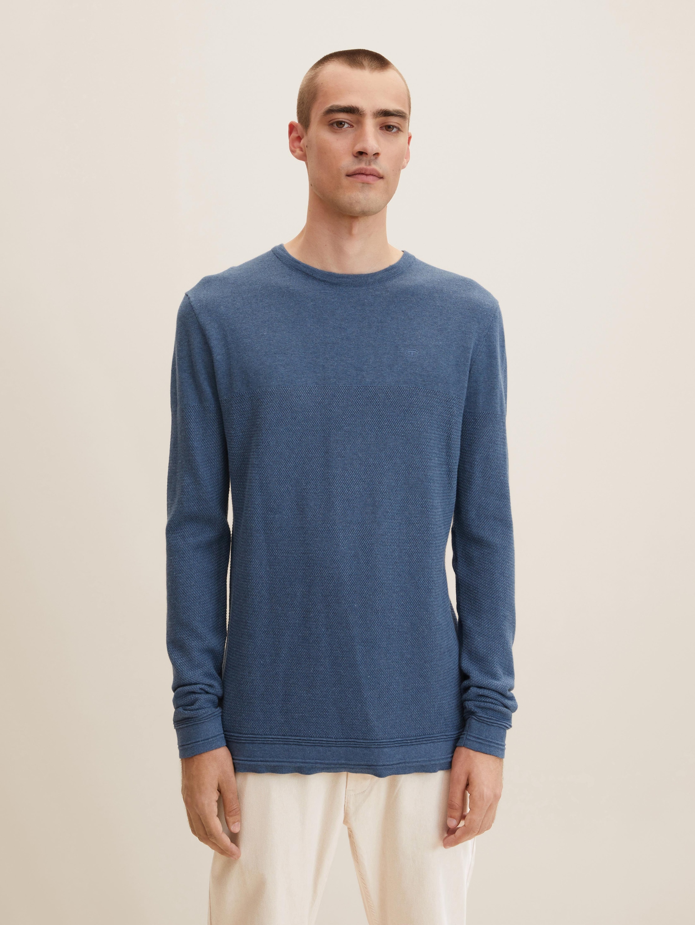 

Джемпер мужской TOM TAILOR 1032284 синий XL, 1032284