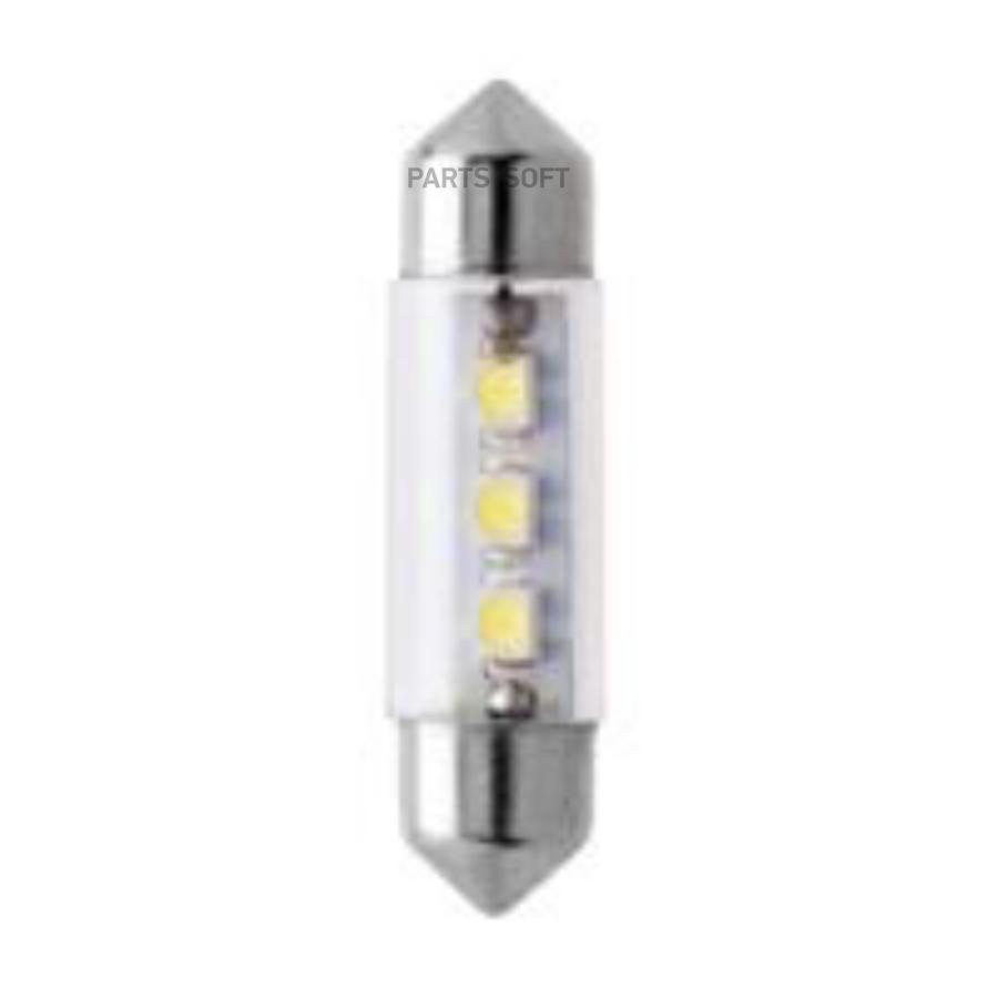 Лампа Светодиодная 12v C5w 5w Sv8,5-8, Синяя 1шт, Маяк 12t11x36-B3smd Маяк арт. 12T11x36-B