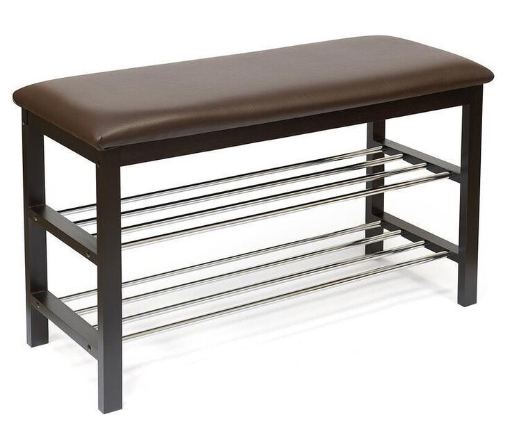

Обувница TetChair SR-0628 дерево/металл/экокожа, коричневый