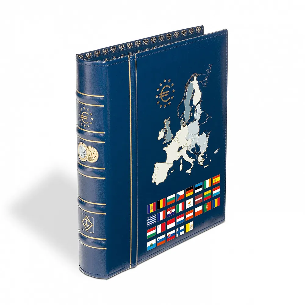 

Альбом для монет Leuchtturm 326196 Euro-Classic Clop BI EU BL, Синий