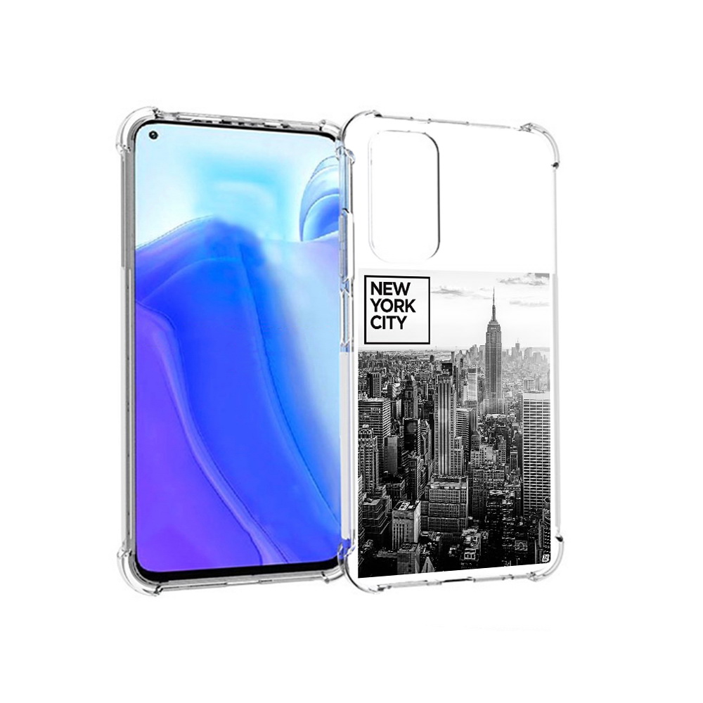 

Чехол MyPads Tocco для Xiaomi Redmi Note 11S черно белый ньюерк (PT162215.279.686), Tocco