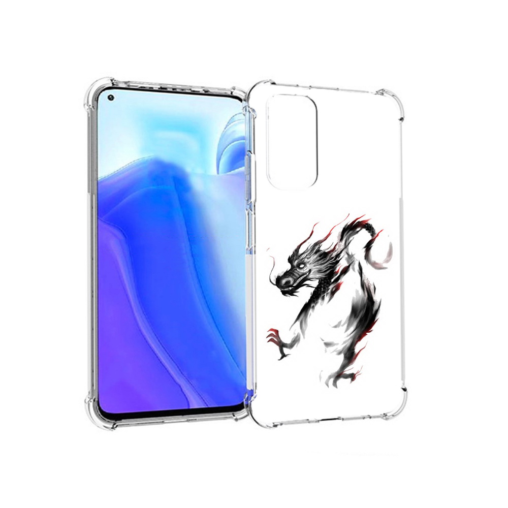 

Чехол MyPads Tocco для Xiaomi Redmi Note 11S черный дракон (PT162215.279.690), Tocco