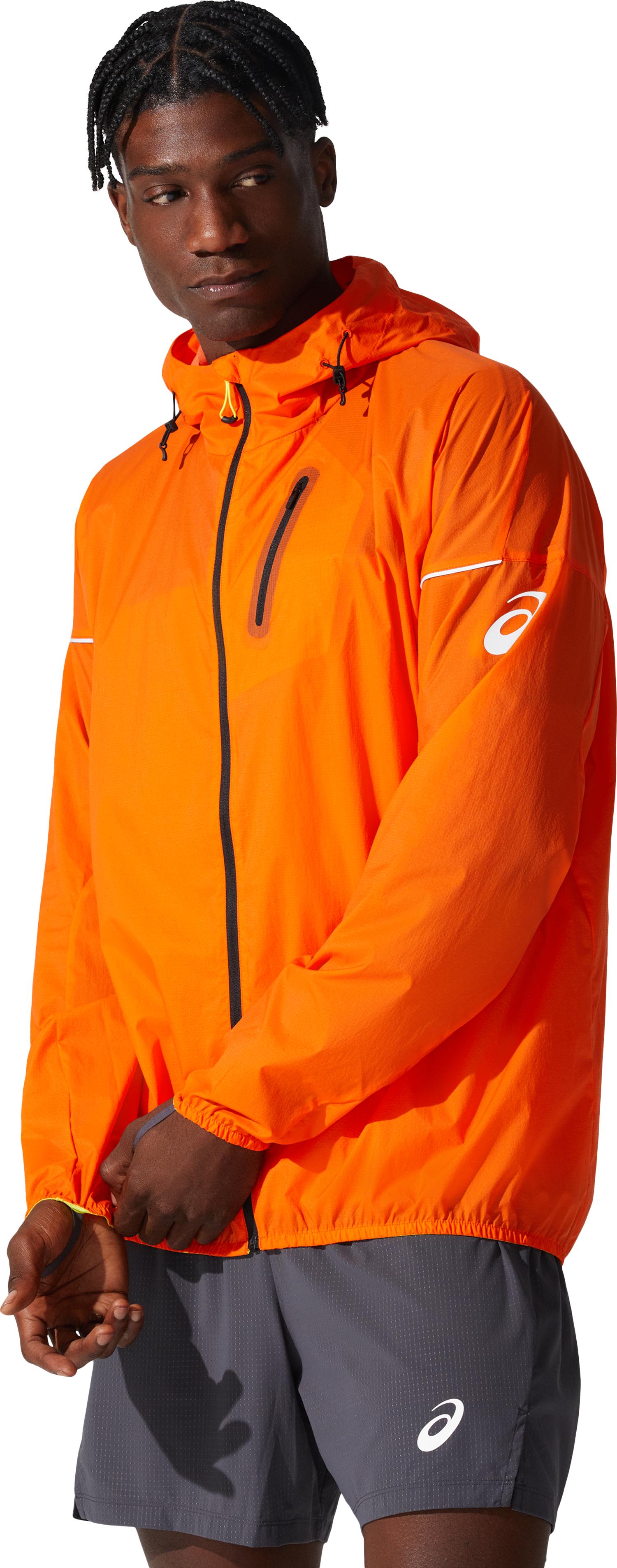 фото Куртка беговая asics fujitrail marigold orange (us:m)
