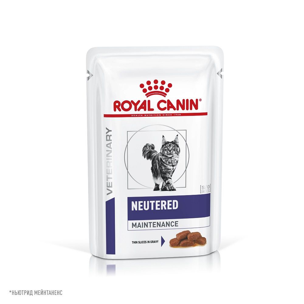 фото Влажный корм для кошек royal canin vet neutered maintenance, мясо, 12шт, 85г