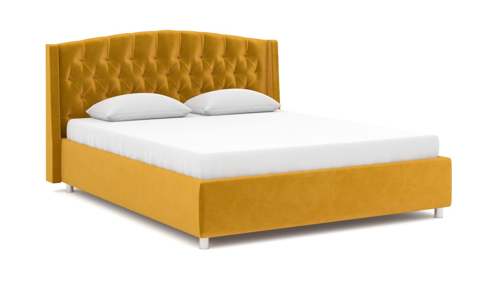 

Кровать Askona Margot Sky Velvet 30 160х200, Желтый