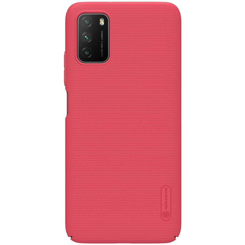 

Накладка Nillkin Super Frosted Shield для Xiaomi Poco M3, красный, Super Frosted Shield