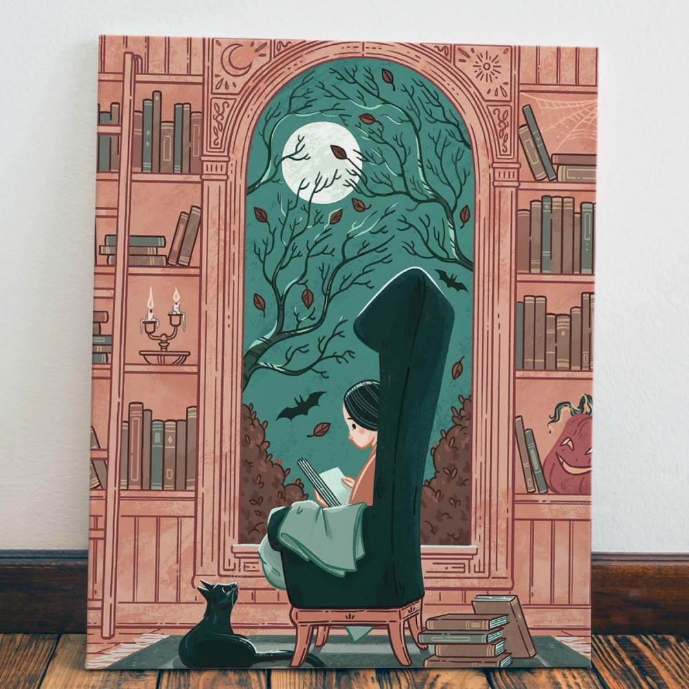 

Картина Red Panda Вечернее чтение40x60