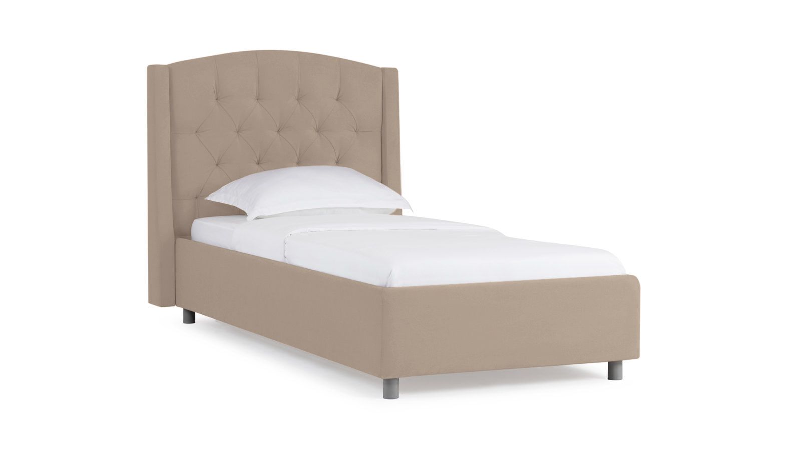 

Кровать Askona Margot Sky Velvet 03 090х200, Бежевый