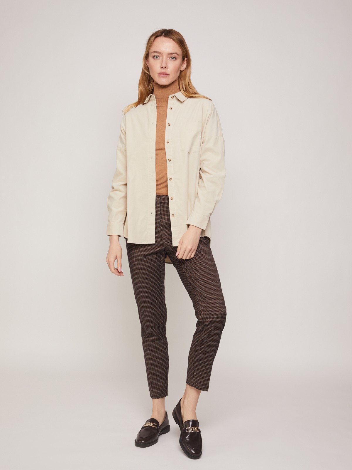 

Блуза женский Zolla 2213311591131900 бежевый M, 2213311591131900